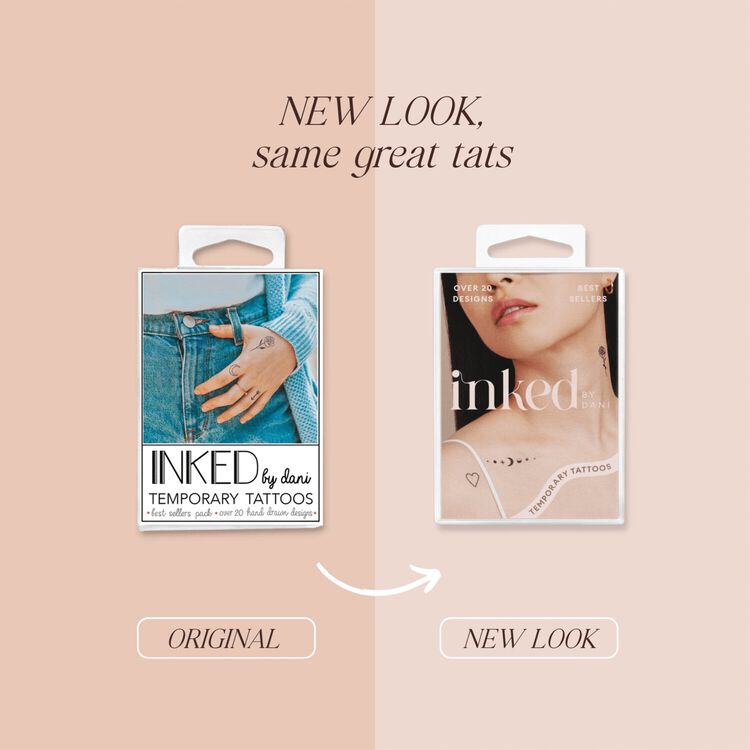 Best Sellers Temporary Tattoo Pack