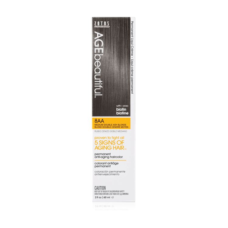 8AA Medium Double Ash Blonde Permanent Liqui-Creme Hair Color