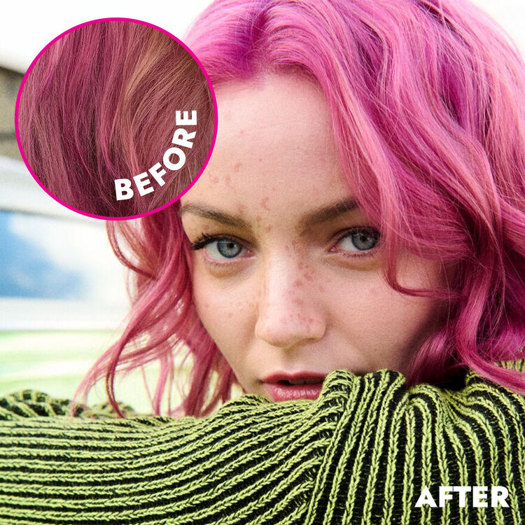 Strawberry Leopard Euphoric Pink Color Depositing Hair Mask Color