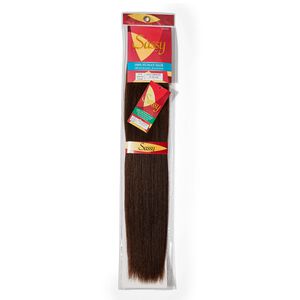 Silky Straight Darkest Brown 18 Inch Human Hair Extension