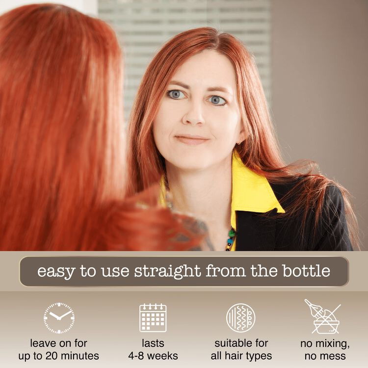 Auburn Glossy Color & Gloss & Repair Semi Permanent Hair Gloss