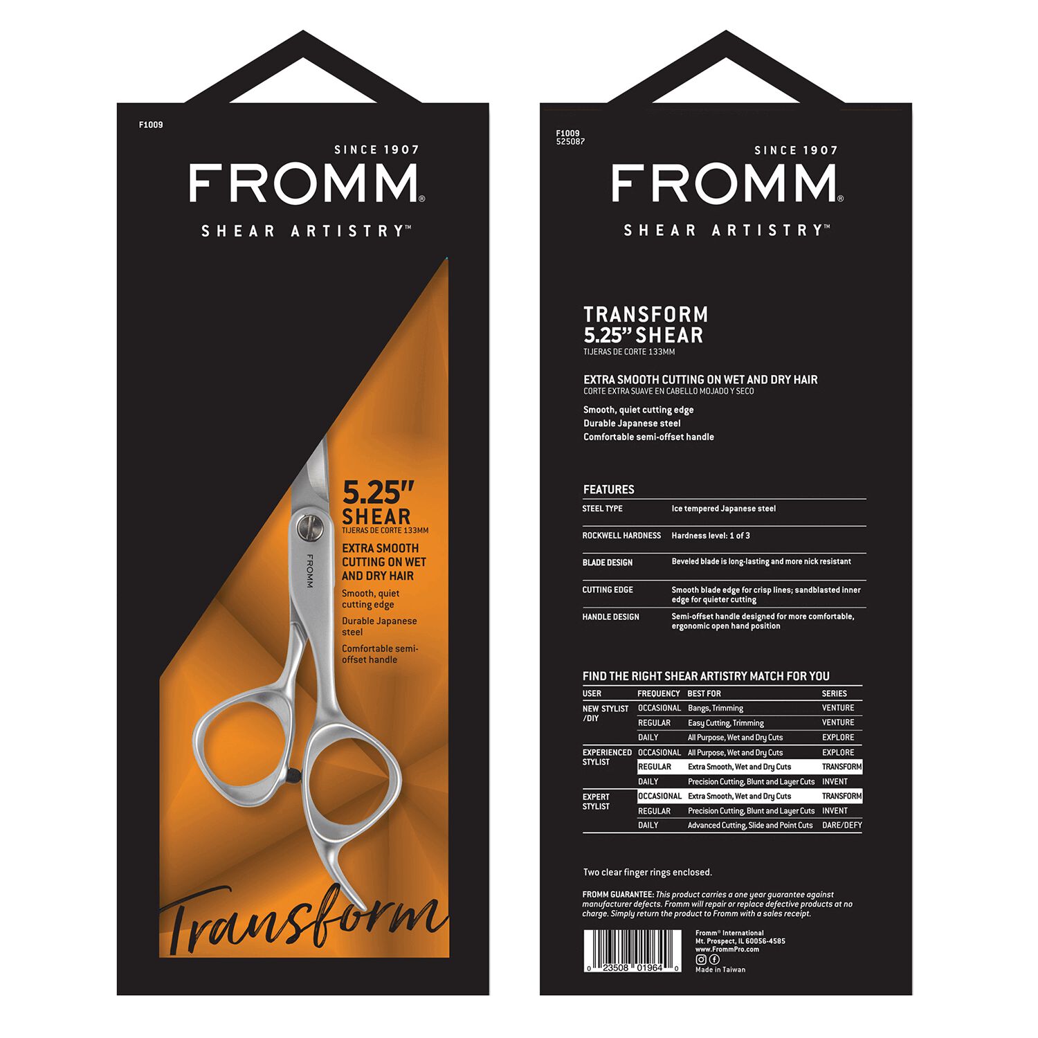 Transform Shear Silver by Fromm Shears & Shapers Sally Beauty