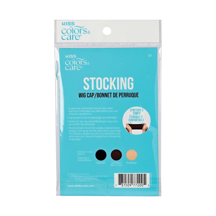 Dark Brown Wig Cap 2pc