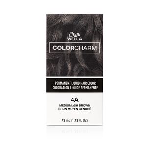4A Medium Ash Brown Permanent Liquid Hair Color
