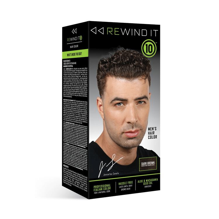 Dark Brown Men's Hair Color