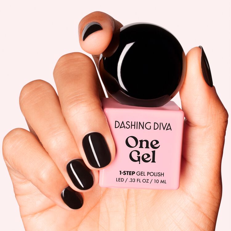 One Gel Color Polish - Real Black