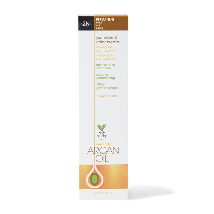 Argan Oil Permanent Color Cream 2N Black