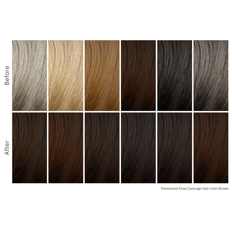 Gray Coverage Permanent Hair Color Brown