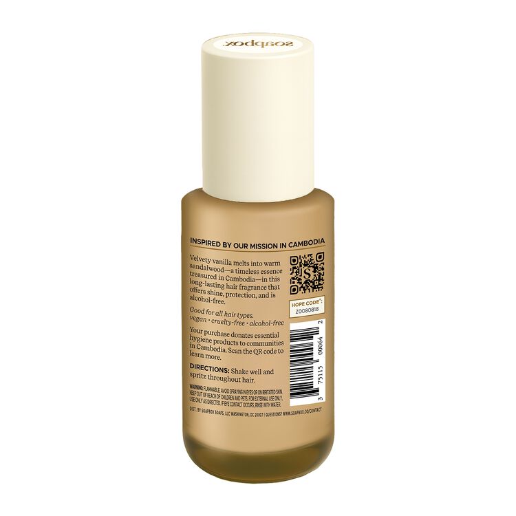 Vanilla Sandalwood Hair Fragrance