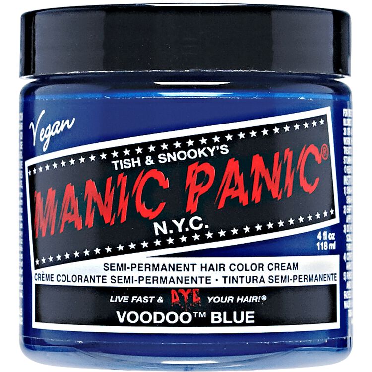 Voodoo Blue Semi Permanent Cream Hair Color