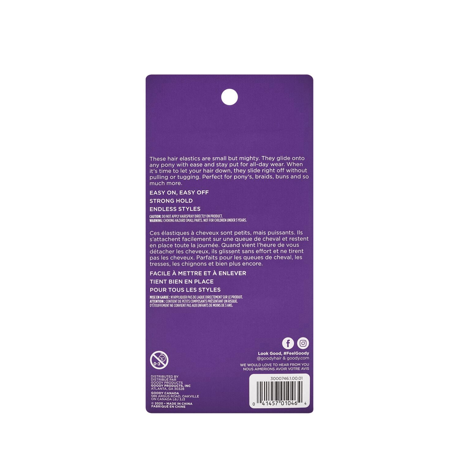 Goody Rubber Bands for Fine Hair 250 Count Elastics Sally Beauty