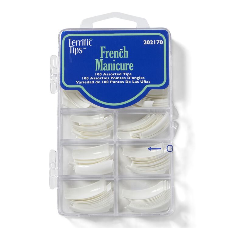 French Manicure White Nail Tips by Terrific Tips | Sally Beauty