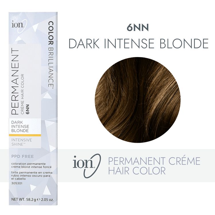 Ion 6nn Dark Intense Blonde Permanent Creme Hair Color By Color