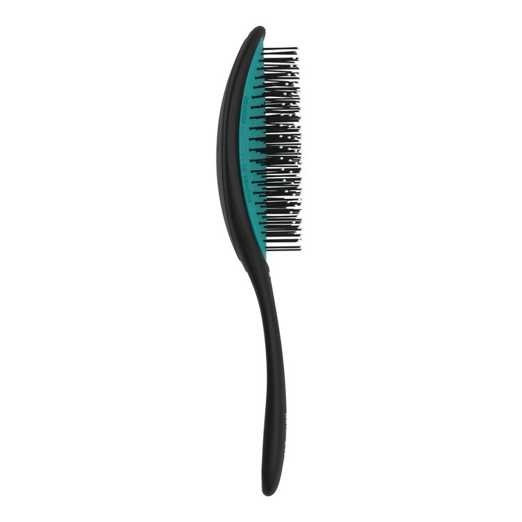Recycled Plastic Detangler Brush Med-Thick Black