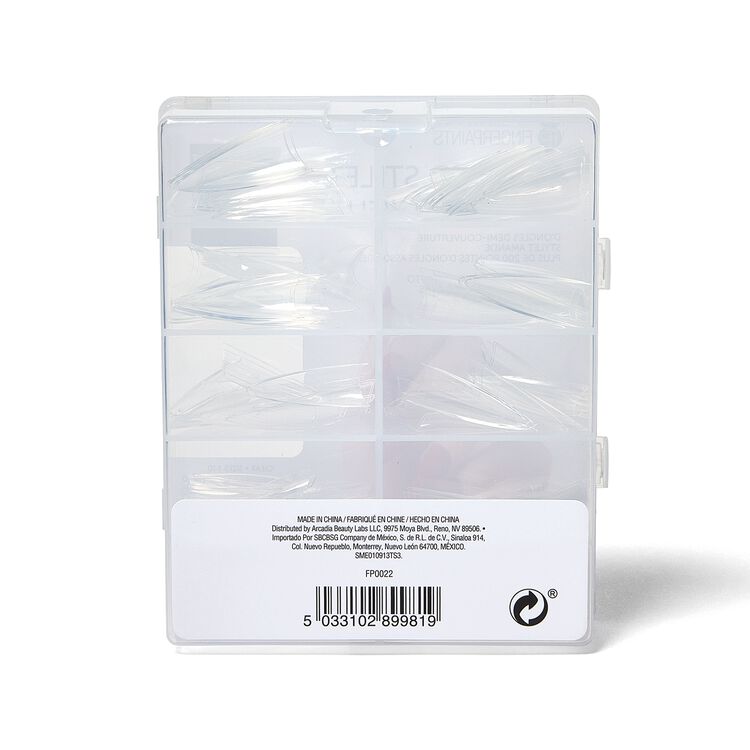 Almond Stiletto Shape Half Well Tips