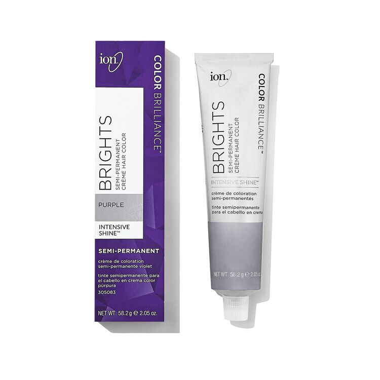 Purple Color Brilliance Brights Semi Permanent Hair Color By Ion Demi Semi Permanent Hair Color Sally Beauty
