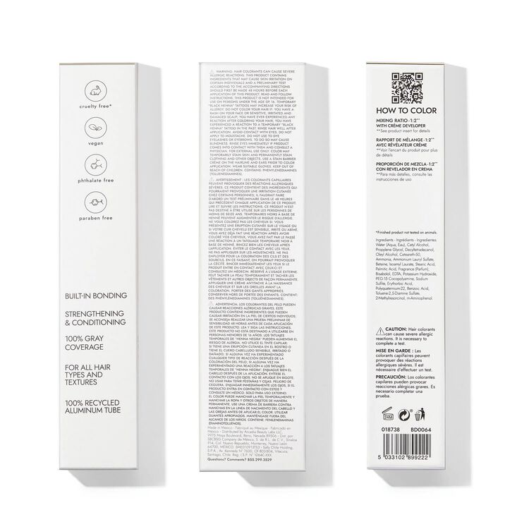 HL-N High Lift Neutral Blonde Bonding Permanent Crème Hair Color