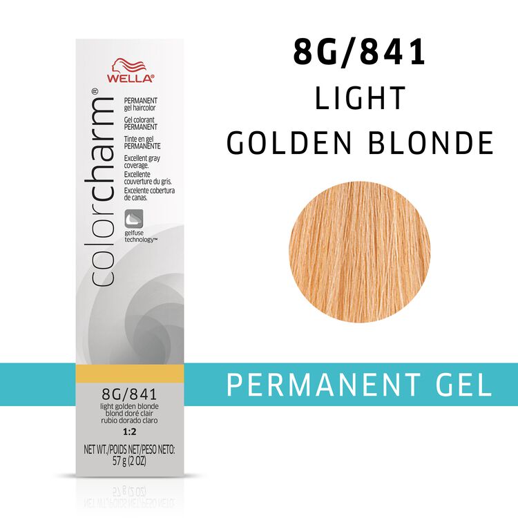 Light Golden Blonde colorcharm Gel Permanent Hair Color