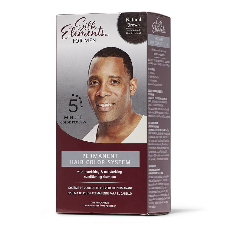 Permanent Hair Color System For Men Natural Brown