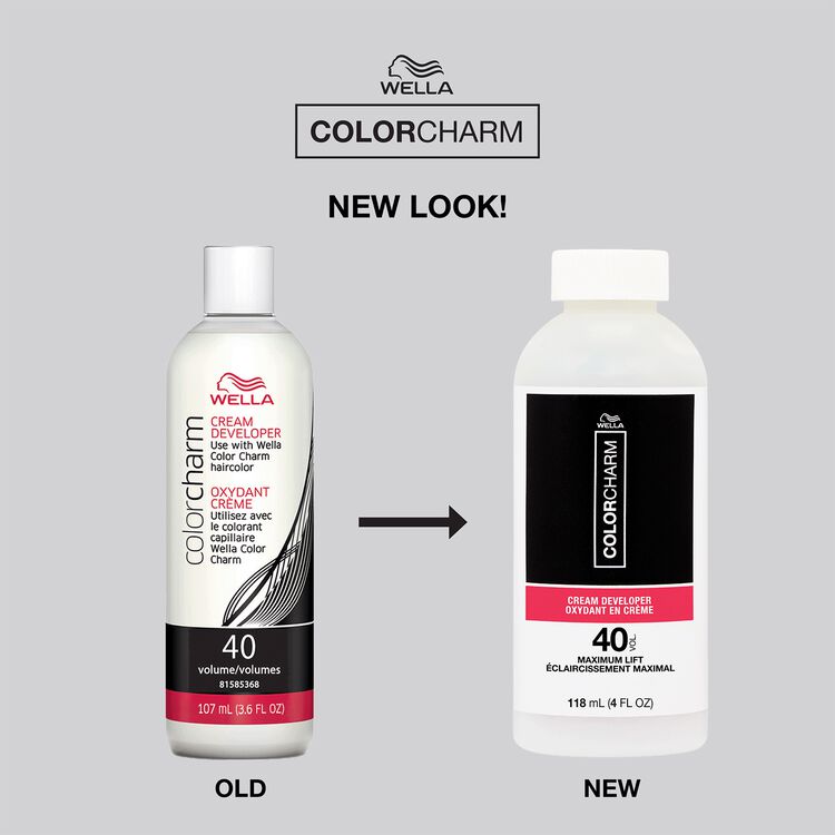 colorcharm 40 Volume Cream Developer 4 OZ