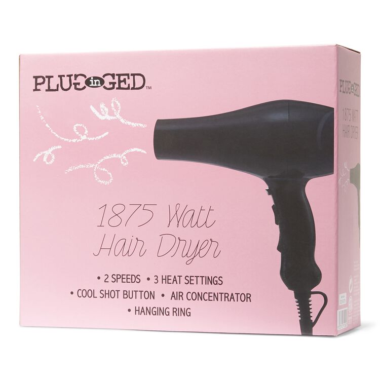 Plugged In HeatMaster Series Hair Dryer