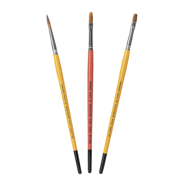 Winning Nails Sable Nail Brushes