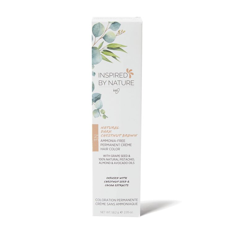 Ammonia-Free Permanent Hair Color Natural Dark Chestnut Brown 3N