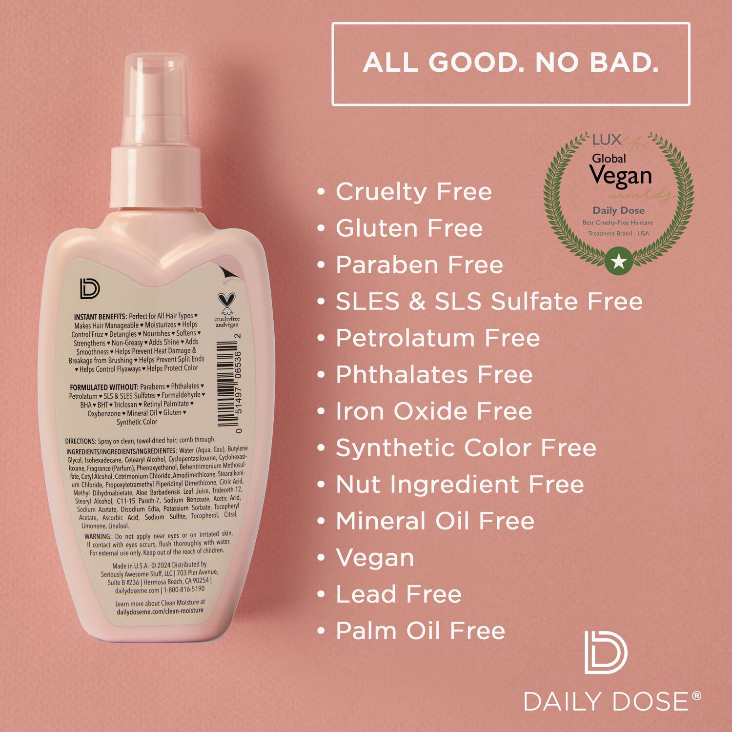 Daily Dose Miracle Moisture LeaveIn Conditioner LeaveIn Conditioner