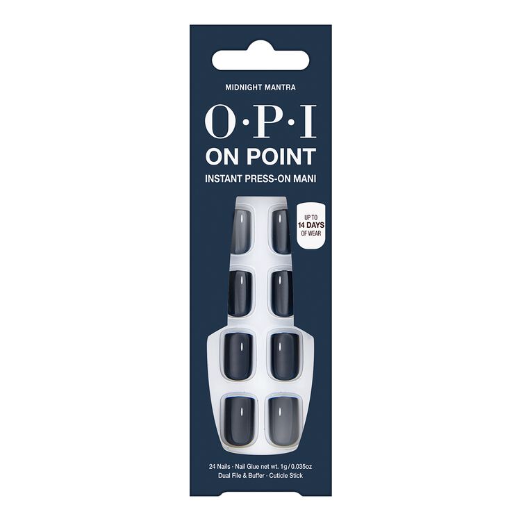 OPI Midnight Mantra Press-On Nails