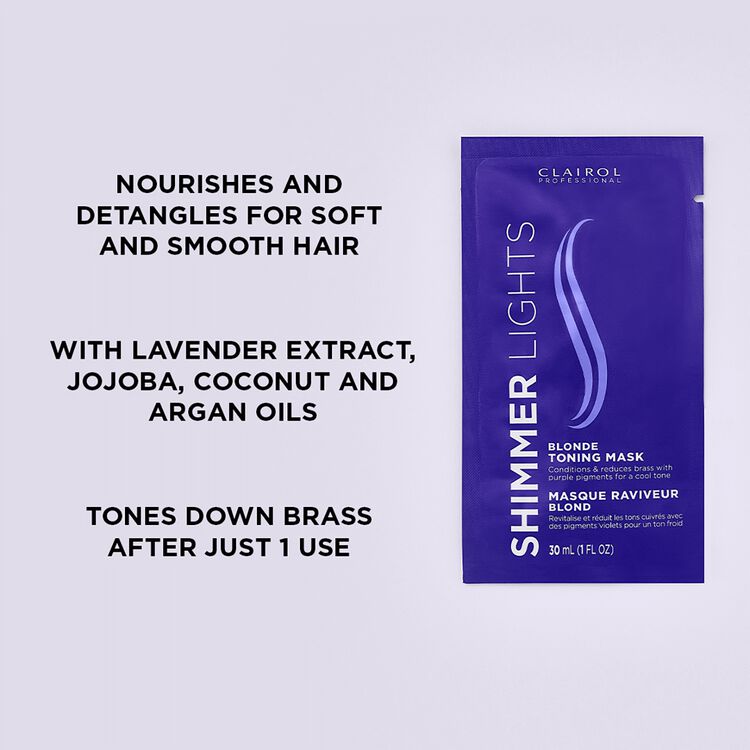 Shimmer Lights Purple Toning Mask Packette