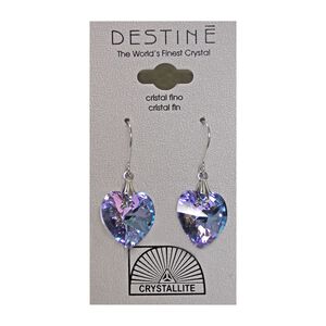 Destine Earrings Heart Dangle VL