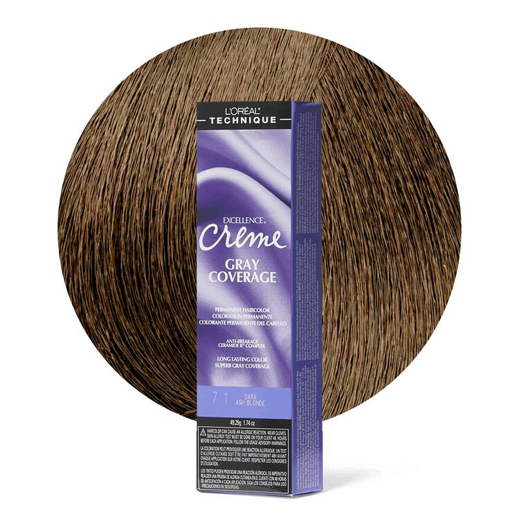 7.1 Dark Ash Blonde Permanent Creme Hair Color