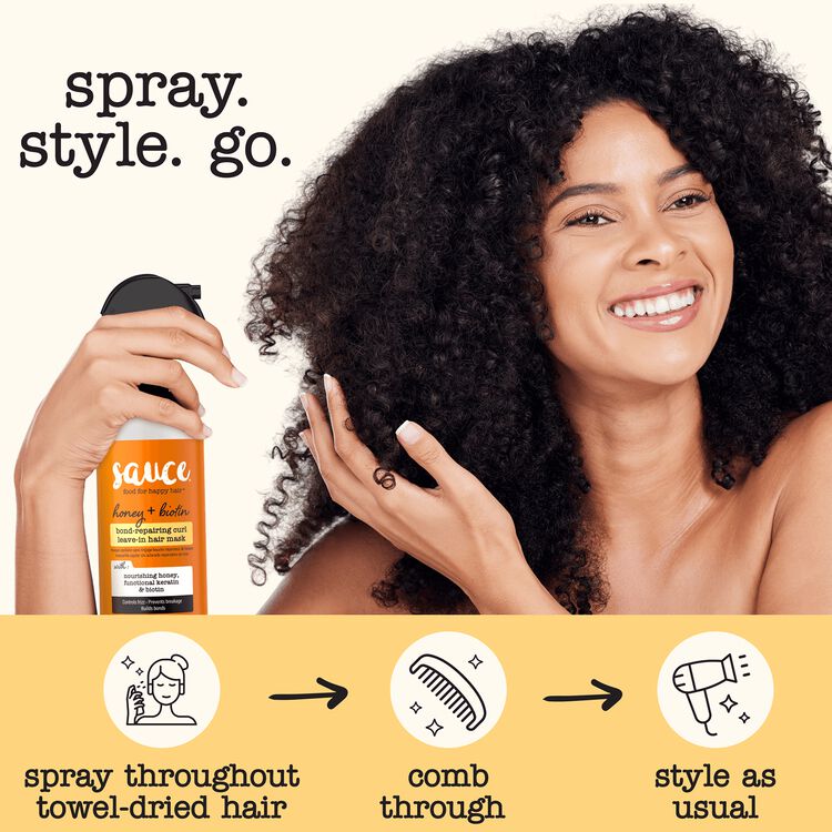 Honey + Biotin Bond-Repairing Curl Leave-In Hair Mask