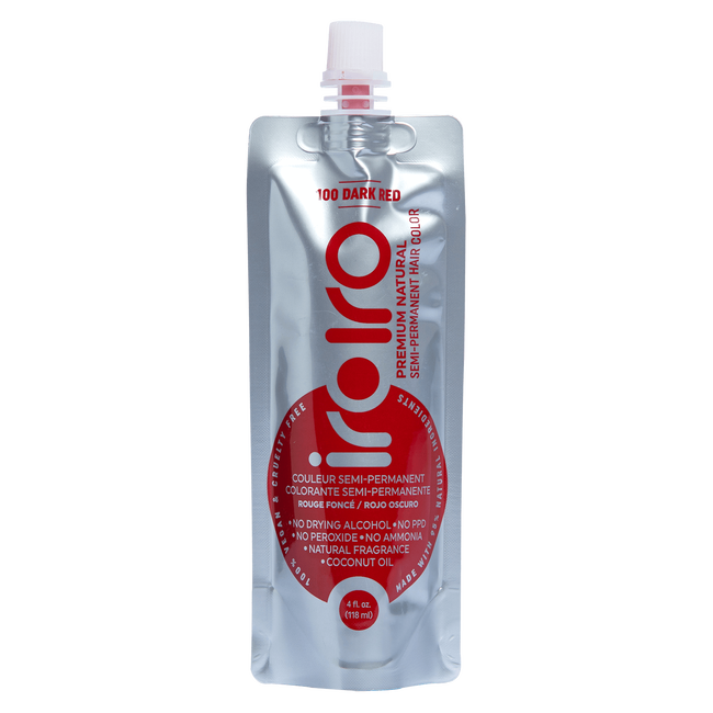 iroiro 100 Dark Red Premium Natural Semi Permanent Hair Color Semi
