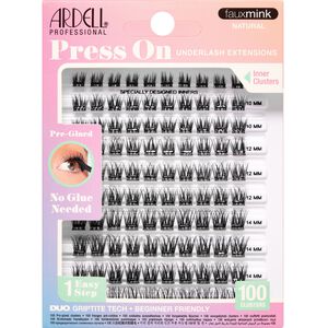Press-On Pre-Glued Faux Mink Natural 100 Ct
