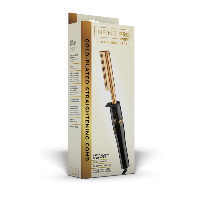 ConAir Goldplated Straightening Comb Flat Irons & Hair Straighteners