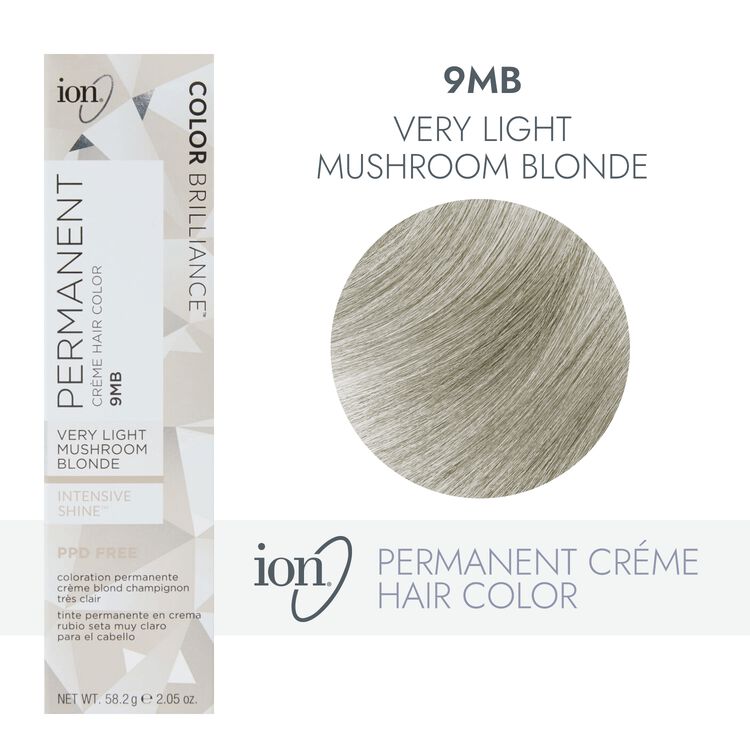 9MB Very Light Mushroom Blonde Permanent Creme Hair Color