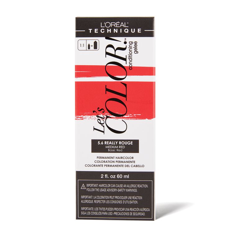 Let's COLOR! Conditioning Gelee Permanent Haircolor 5.6 Really Rouge
