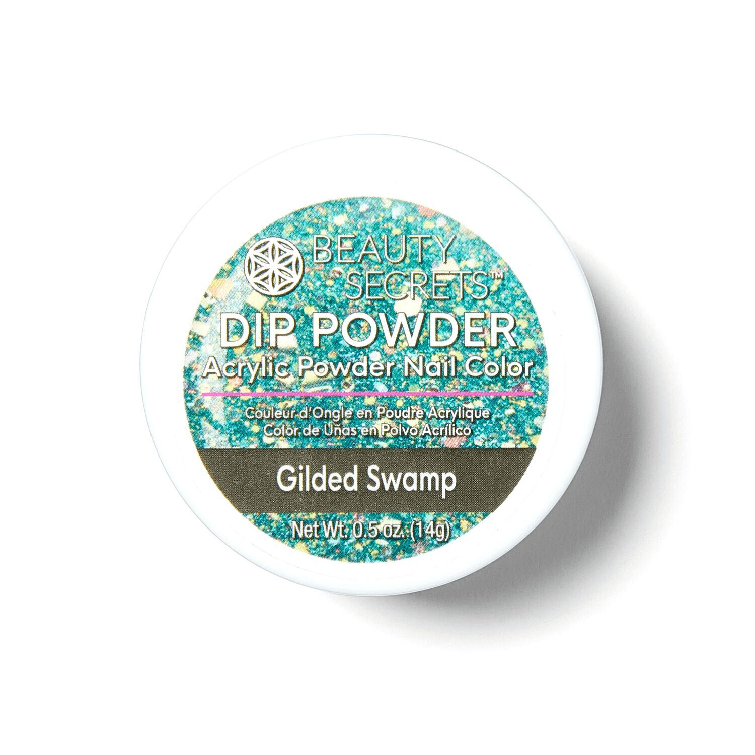 Beauty Secrets Gilded Swamp Chunky Glitter Dip Powder dip powder