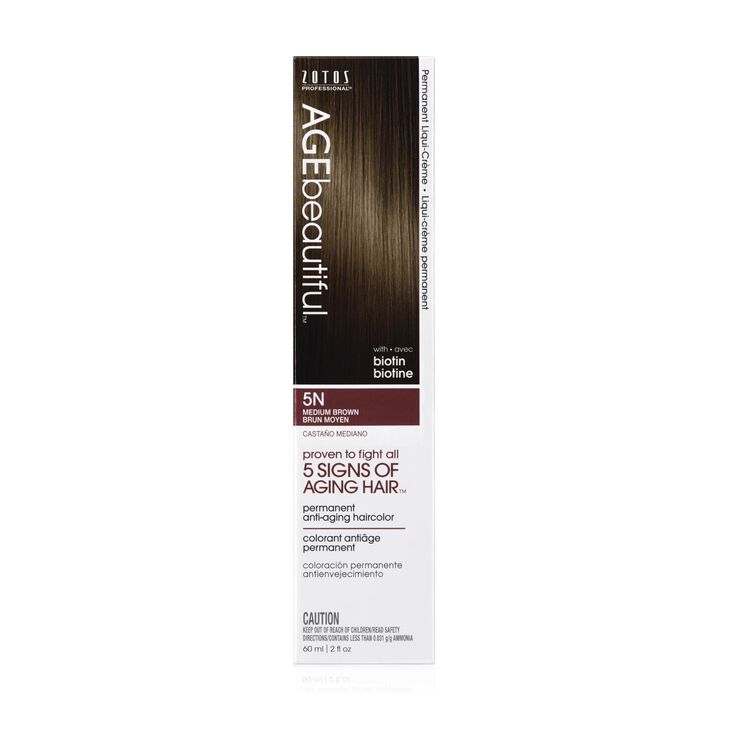 5N Medium Brown Permanent Liqui-Creme Hair Color