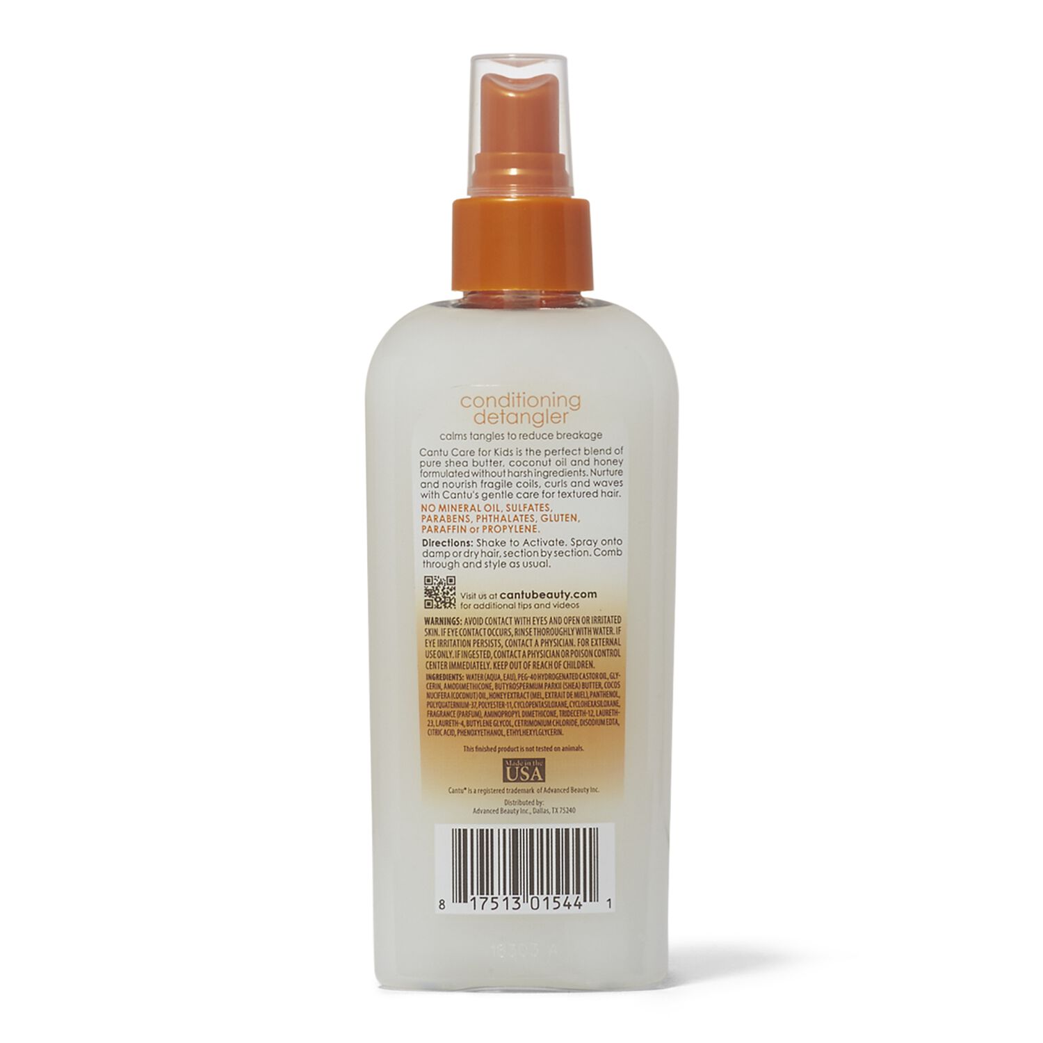 Cantu Care for Kids Detangler Kid's Hair Textured Hair Sally Beauty