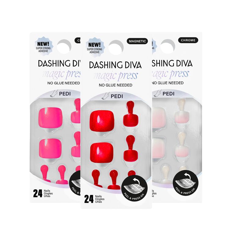 Magic Press Premium Press-On Gel Toenails