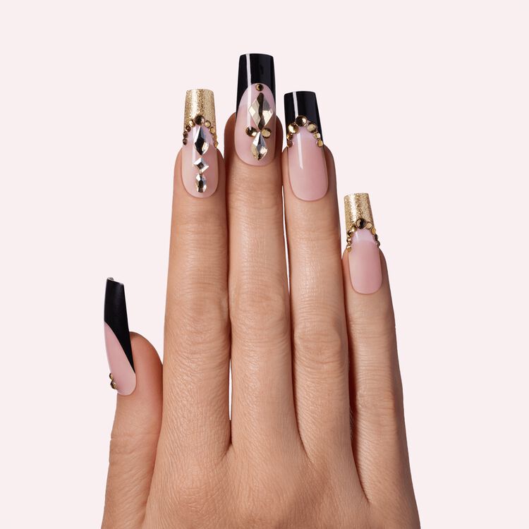 Gel Nail Luxe Gold Mine