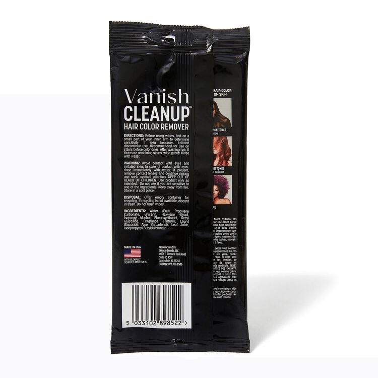 Clean Up Hair Color Remover Wipes 10ct