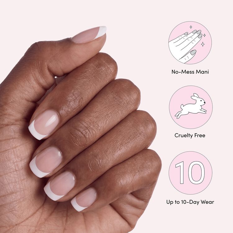 Sculpted Acrylic French Short Squoval