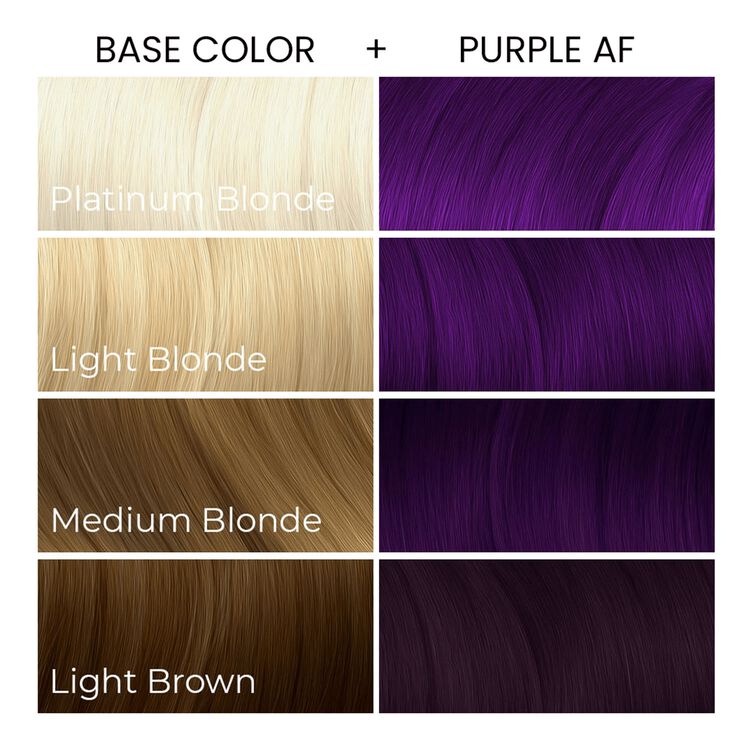 Purple AF Semi Permanent Hair Color 4 oz.