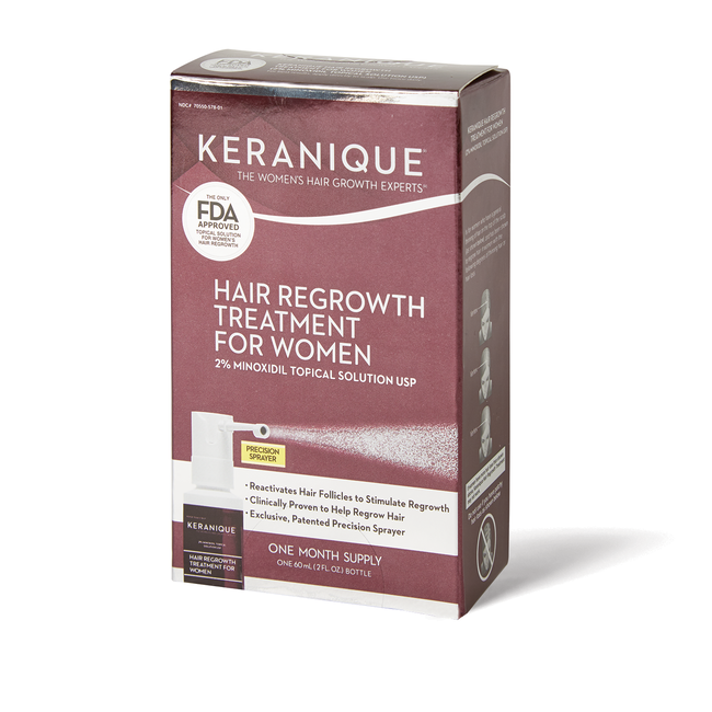 Keranique Hair Regrowth Treatment with Minoxidil 2 Precision Sprayer