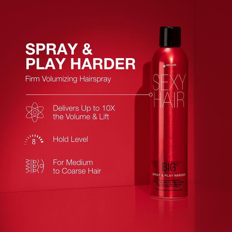 Big Spray & Play Harder Firm Volumizing Hairspray