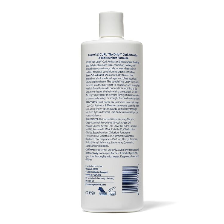 Lusters 32 Oz S Curl Activator And Moisturizer No Drip Formula At