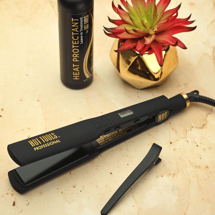 Black Gold 1 1/4" Digital Salon Flat Iron